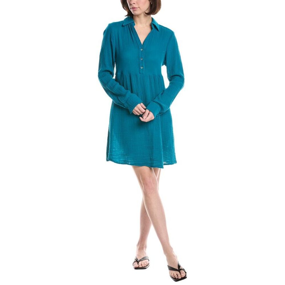 Michael Stars Womens  Kimberly Shirt Waist Dress